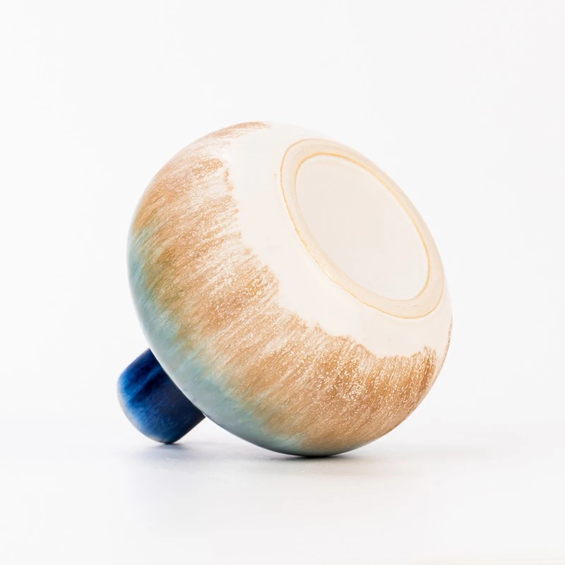 Elegant Colorful Glazed Ceramic Bottle Ceramic Reed Diffuser Bottle Supplying