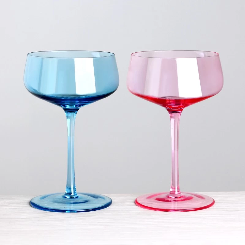 Copias de cócteles de color Juego de 4 multicolor para agrio