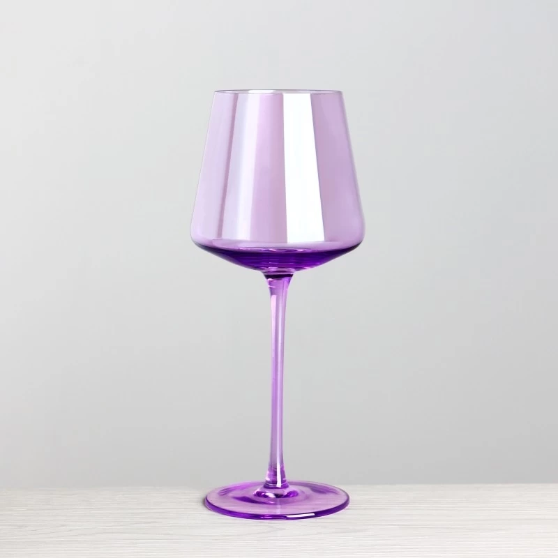 6-color wine glasses set with gift box package