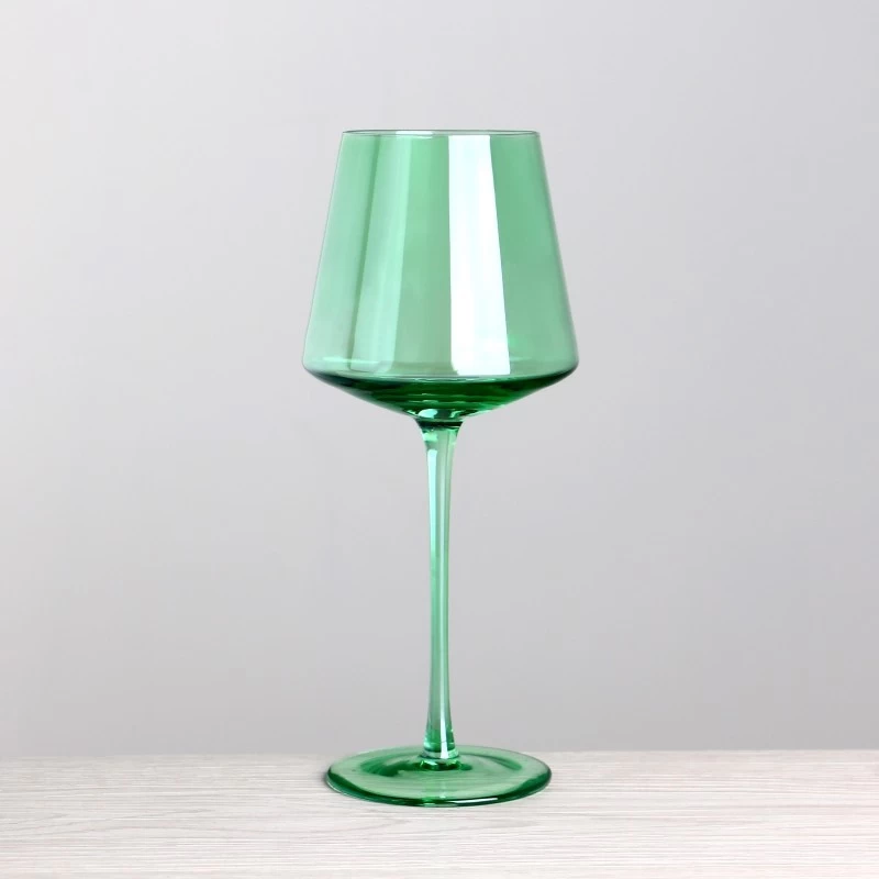 6-color wine glasses set with gift box package