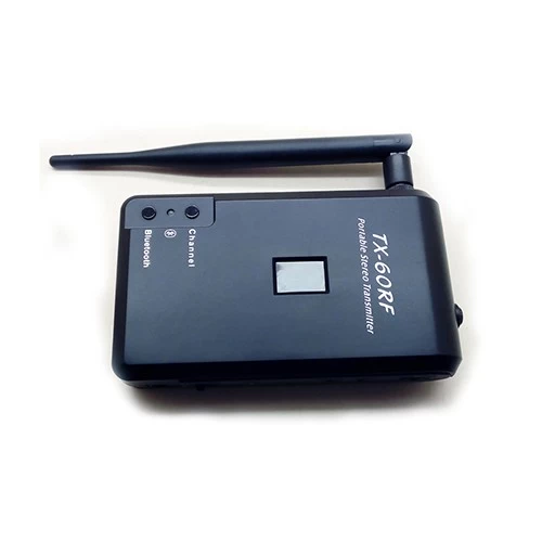 China Long Working Range Portable RF Transmitter with Microphone and Bluetooth Connection manufacturer