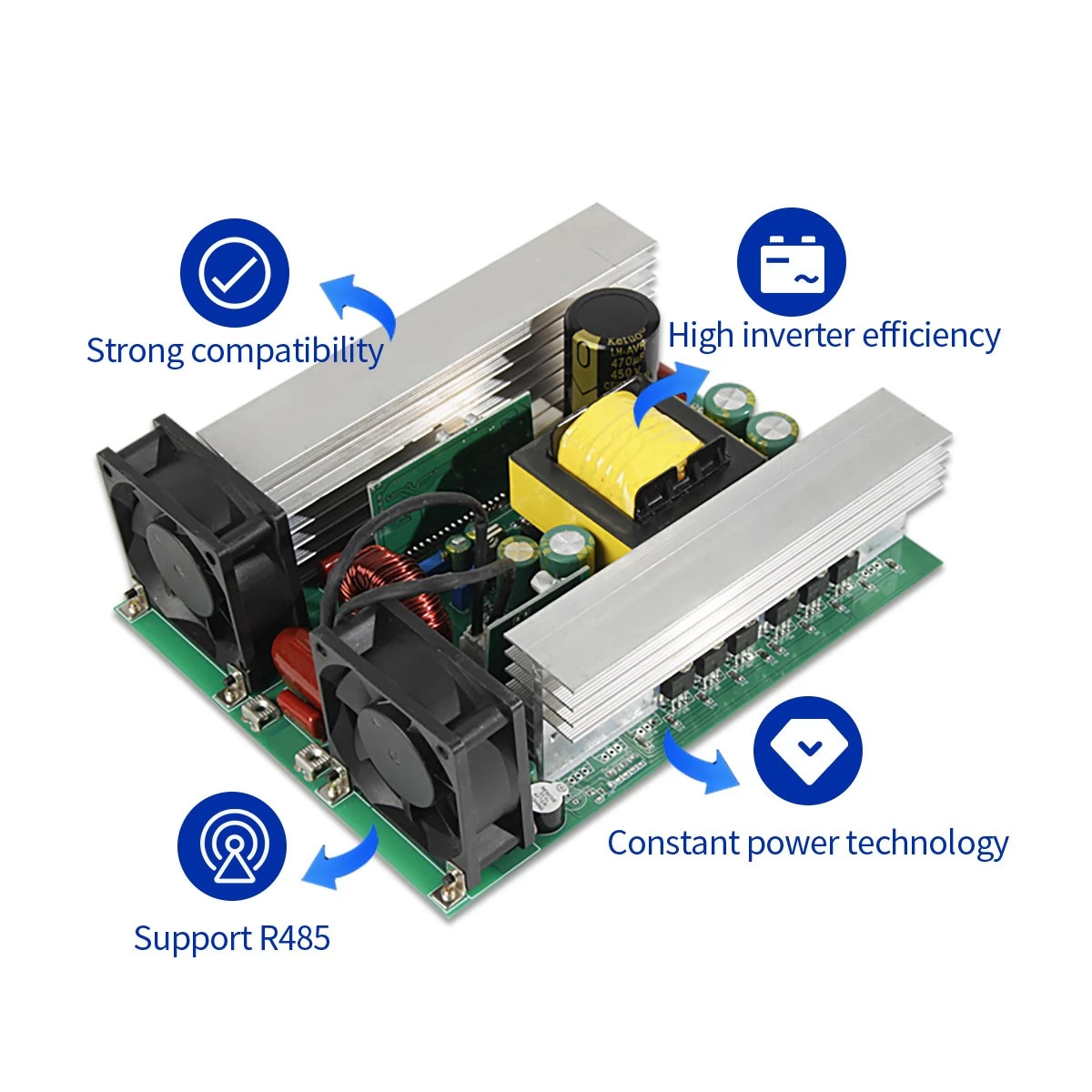 Cina 48V 220V 1000W Inverter PCBA produttore