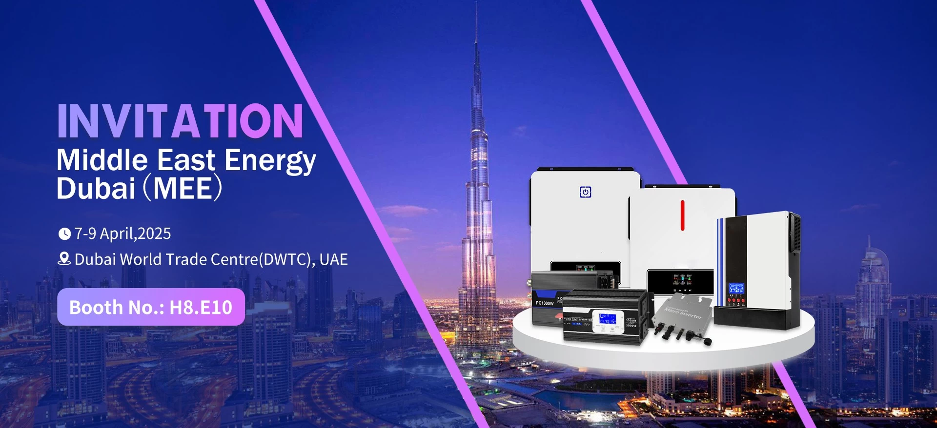 Middle East Energy Dubai(MEE) 2025 Exhibition Invitation