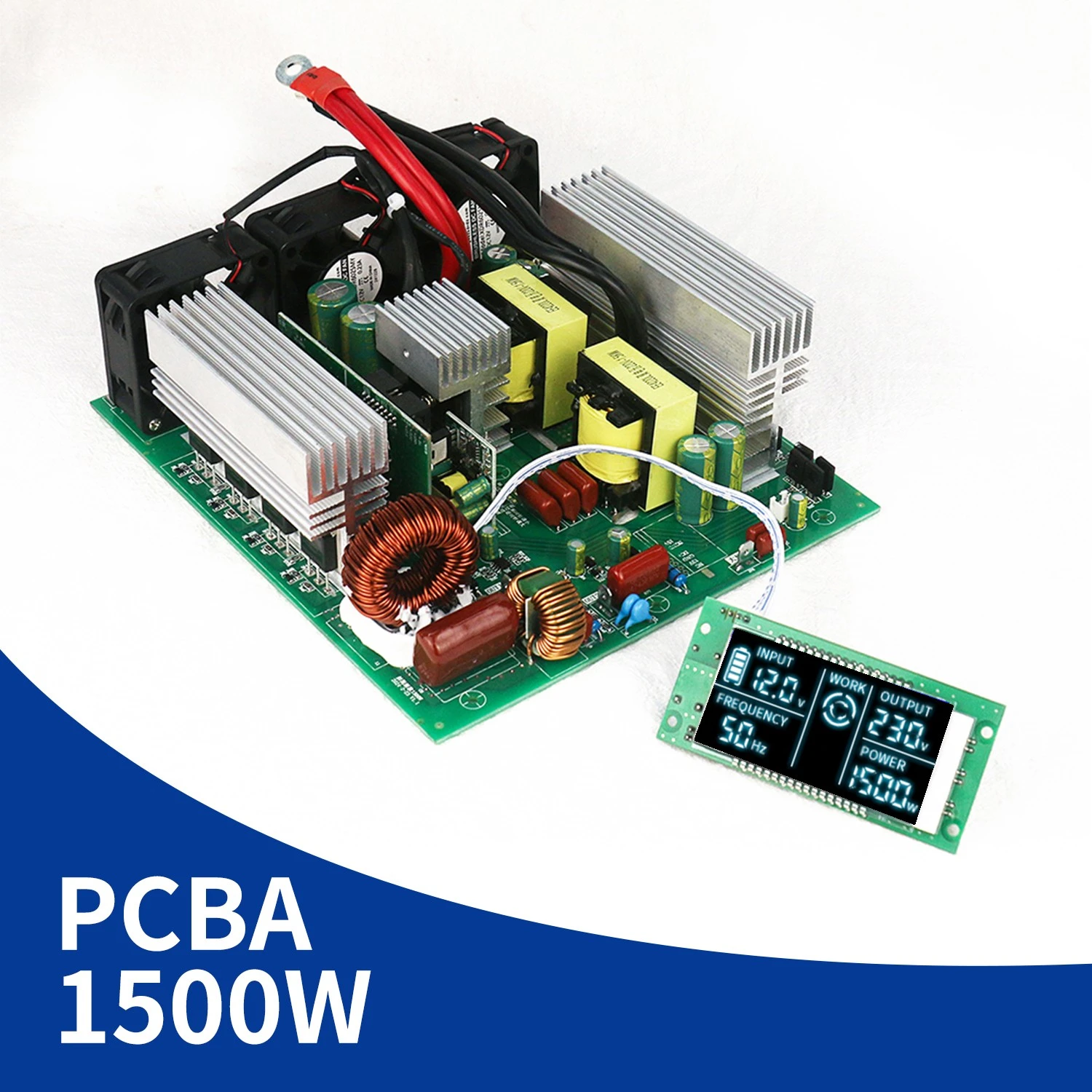 China DC 12V/24V/48V to AC 120V/220V 1500W Inverter PCBA manufacturer