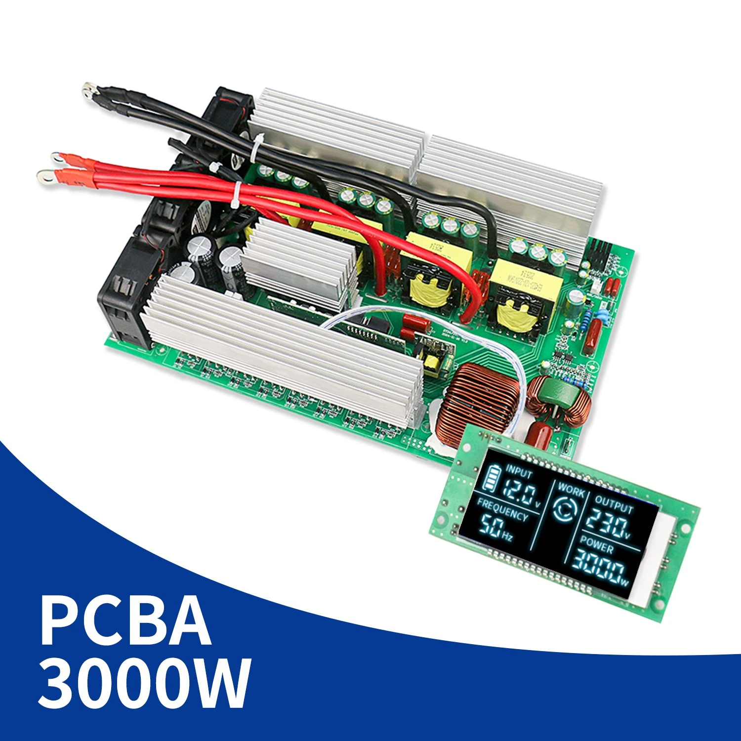 China DC 12V/24V/48V to AC 120V/220V 3000W Inverter PCBA manufacturer