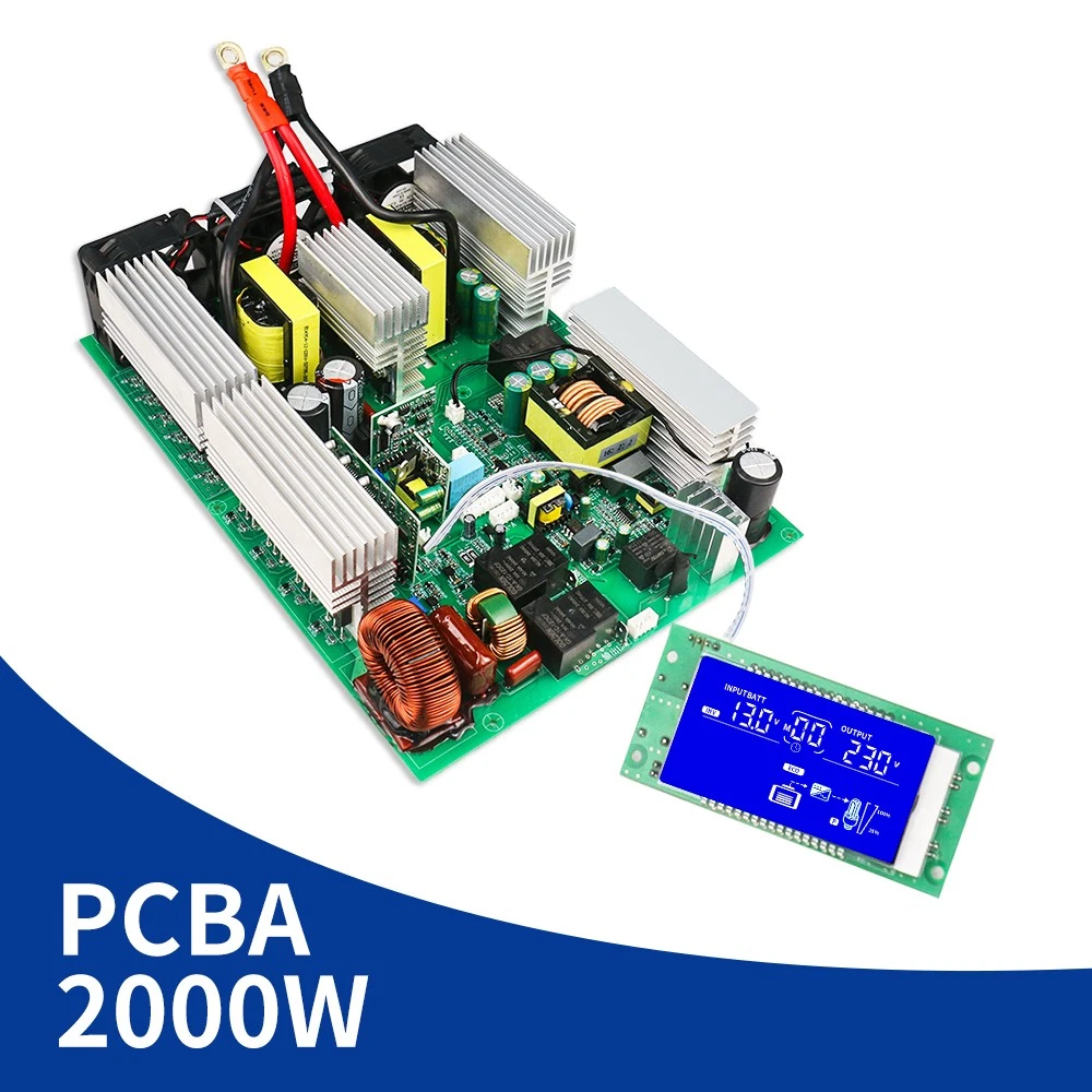 China DC 12V/24V/48V to AC 220V 2000W UPS Inverter PCBA manufacturer