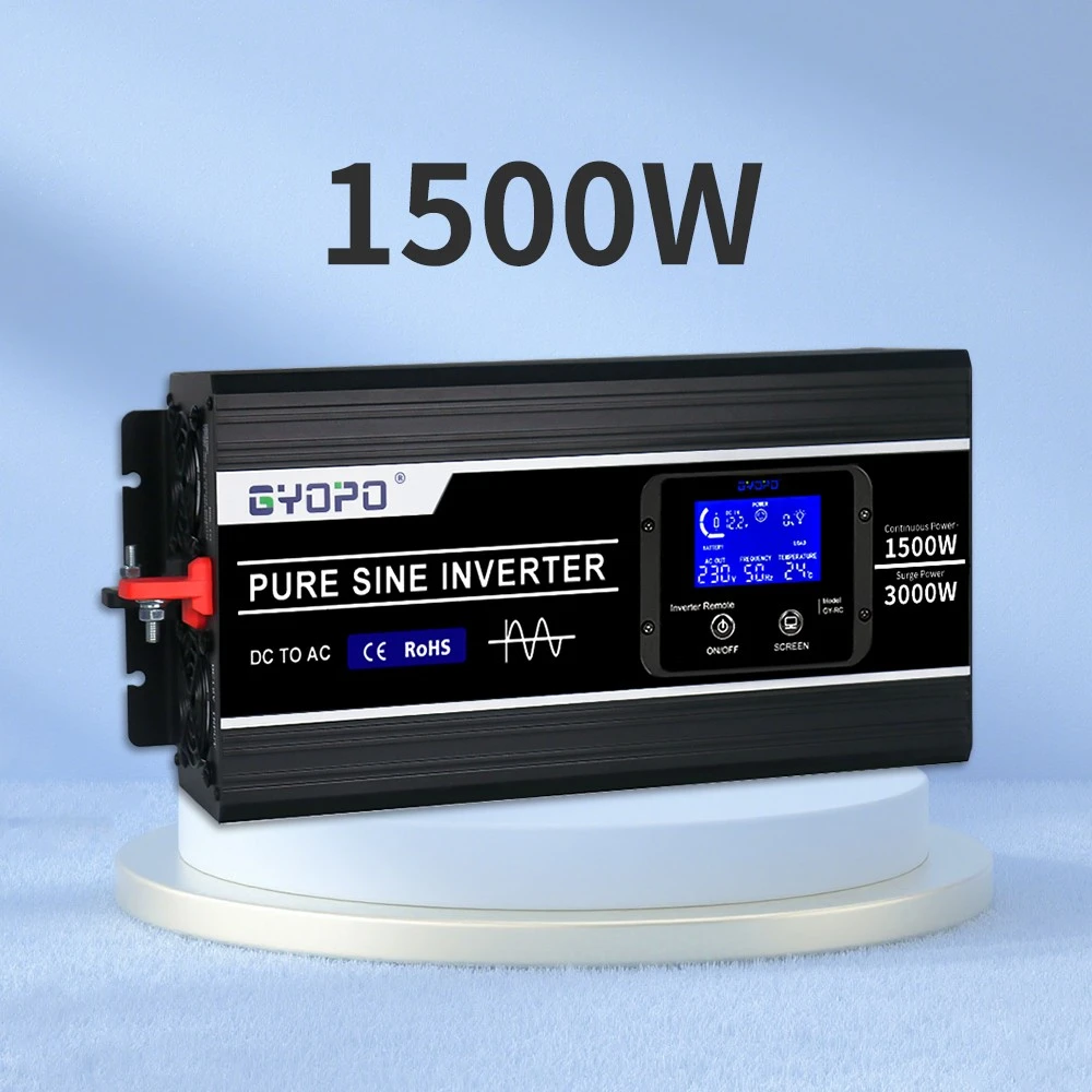 China 1500W Power Inverter with Detachable LCD manufacturer