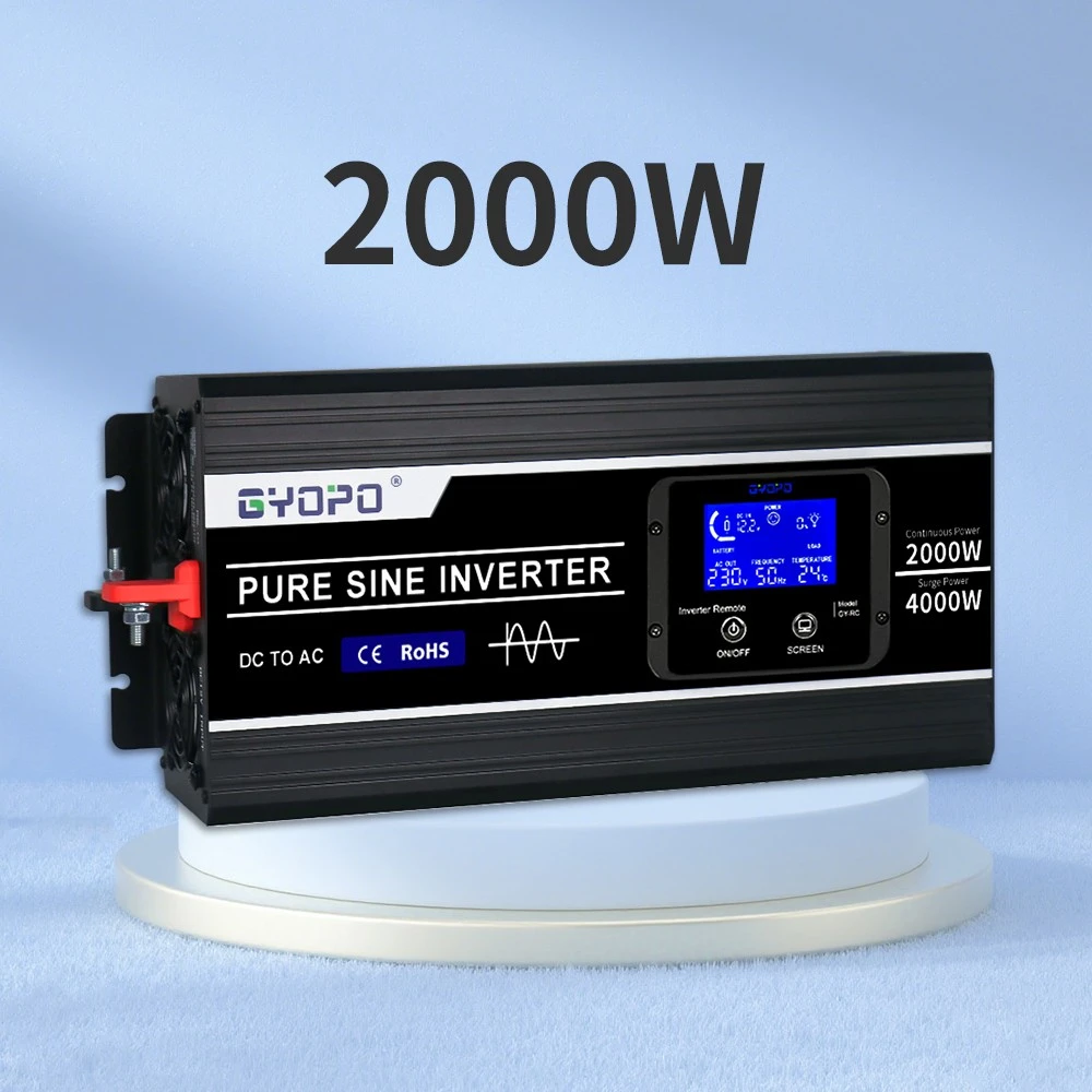 China 2000W Power Inverter with Detachable LCD manufacturer
