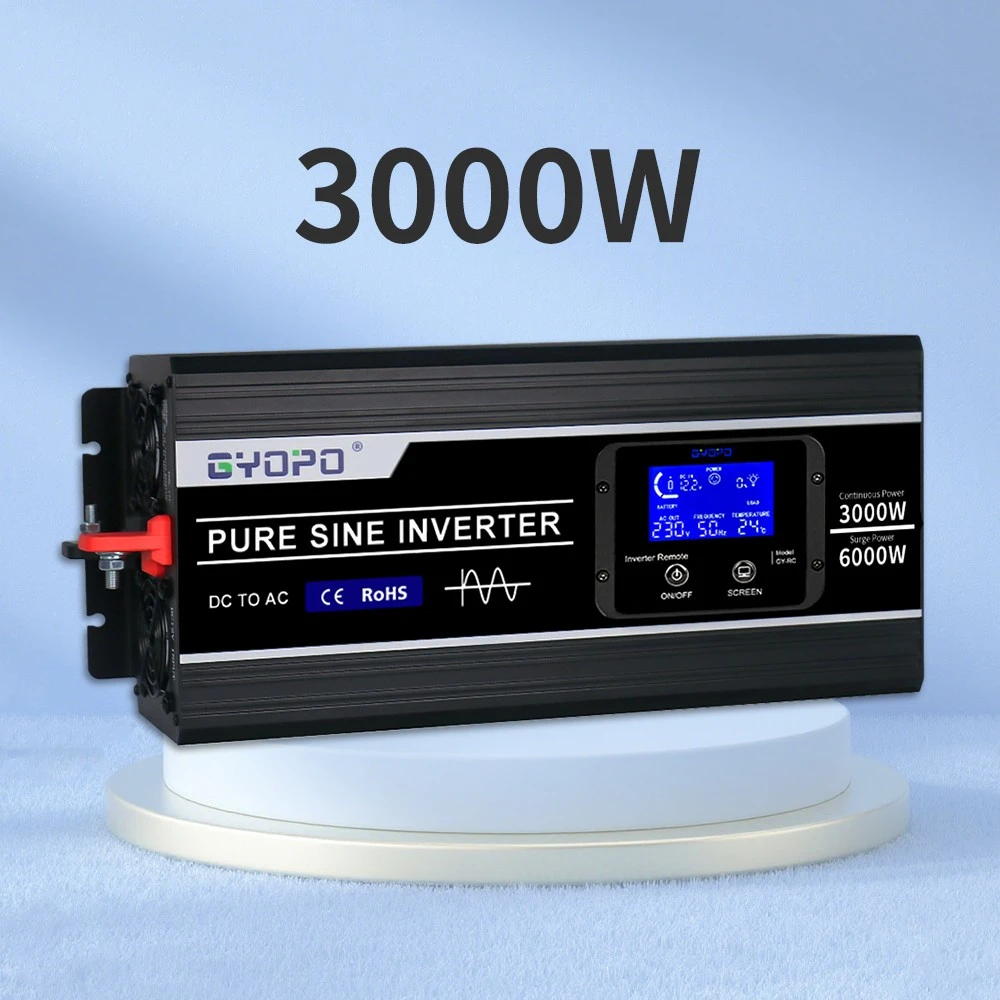 China 3000W Power Inverter with Detachable LCD manufacturer