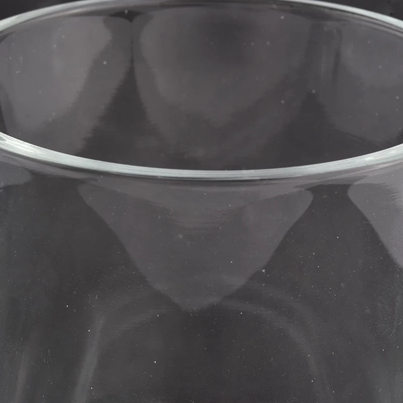 Luxus 13 Unzen Rundes Glaskerzengefäß