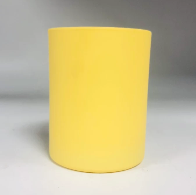 Prócaí coinneal gloine 11oz le dathanna éagsúla