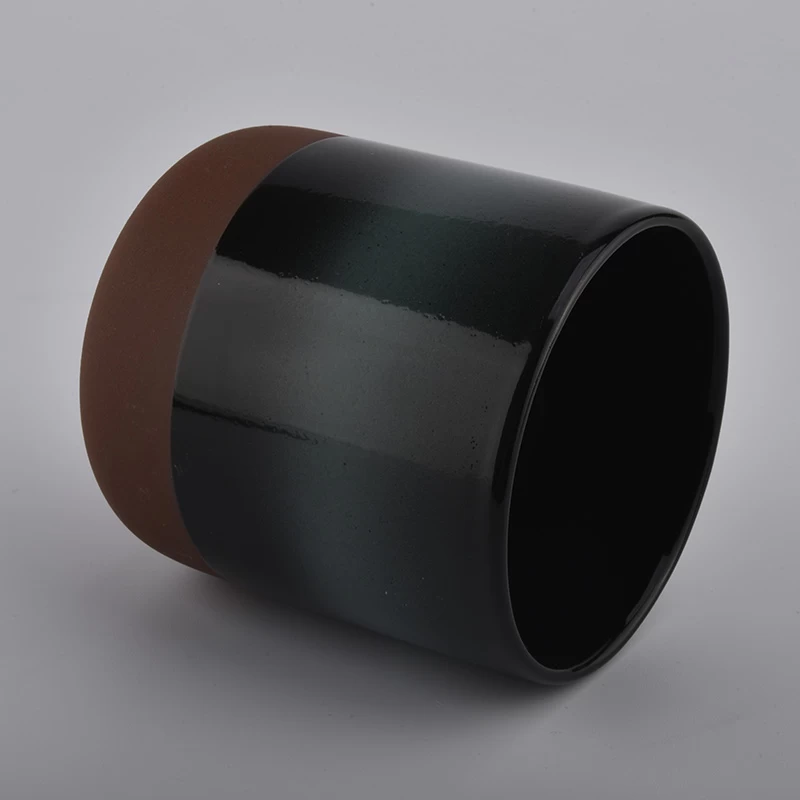 Portacandele in ceramica multicolore per candele profumate