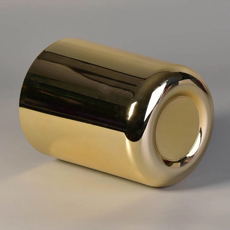 Matte black,gold,rose gold 16oz glass candle jars wholesale