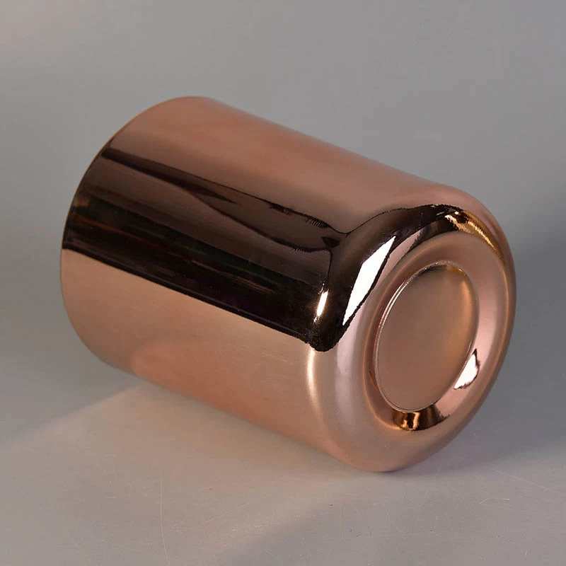 Matte black,gold,rose gold 16oz glass candle jars wholesale