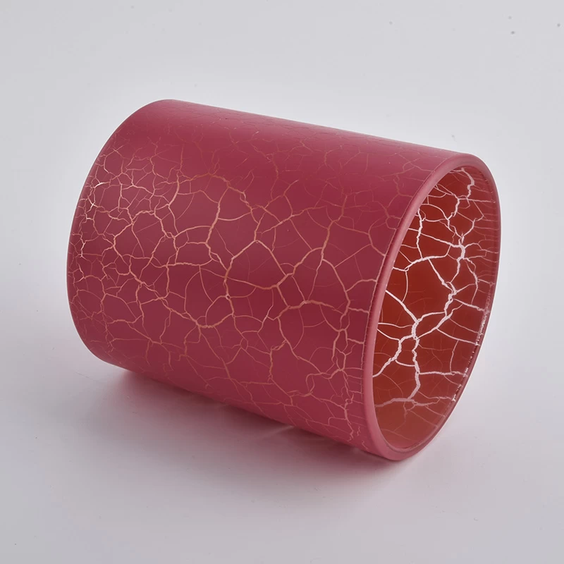 Frascos de vela de cristal 10oz con Pintura Speckle