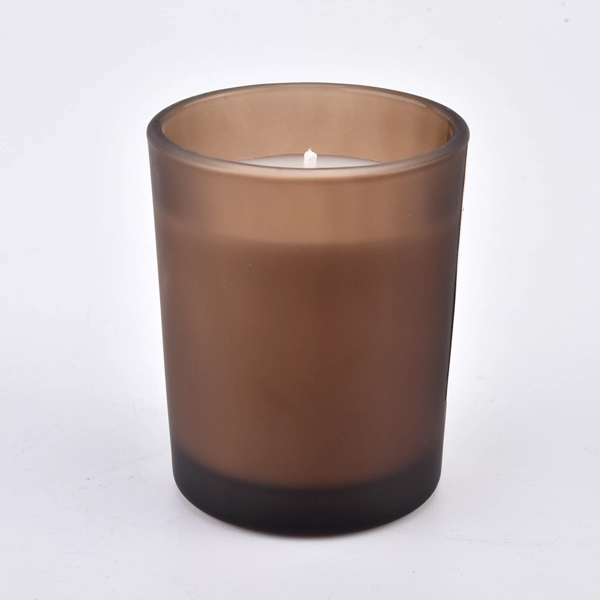 Newly design glass candle holder customized decoration for home deco