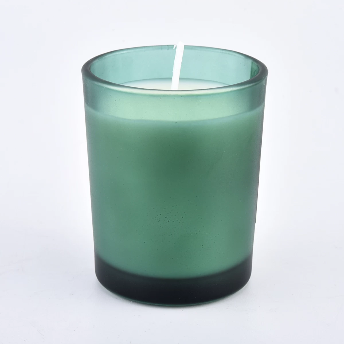 Frosted color votive glass candle holders