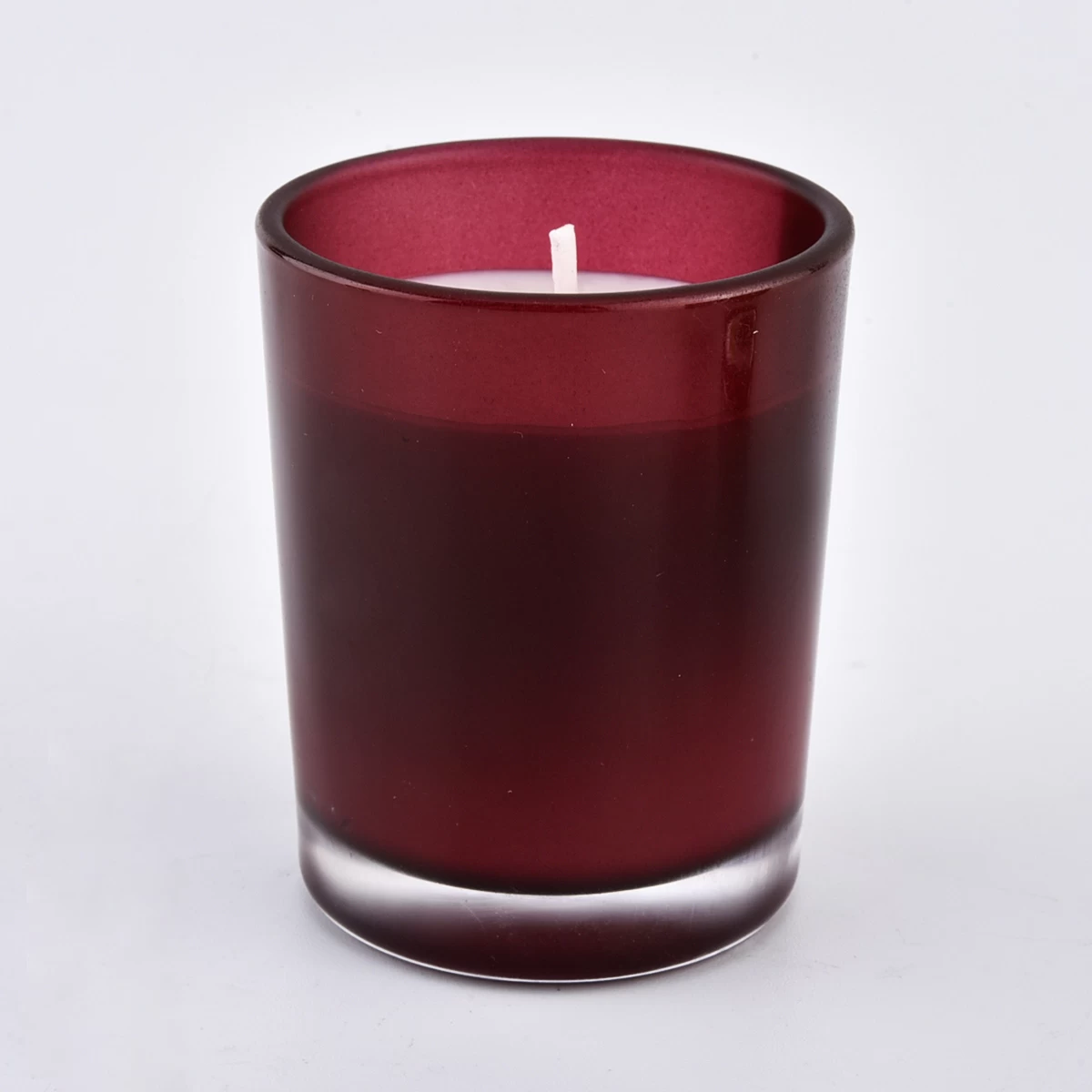 80ml spray customized color outside  glass candle holder for candle making