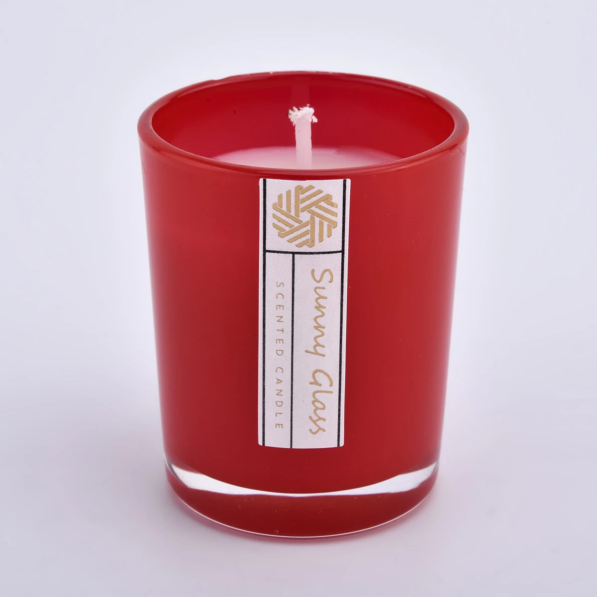 80ml spray customized color outside  glass candle holder for candle making