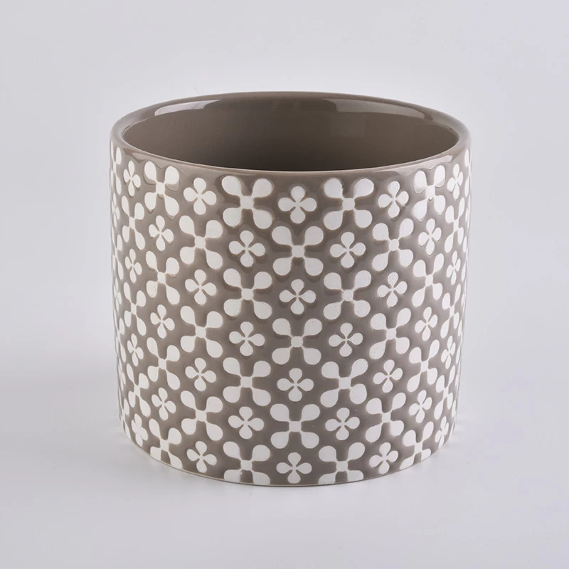 Home Decoration Empty Ceramic Candle Vessels For Candle Making - COPY - a7wbms