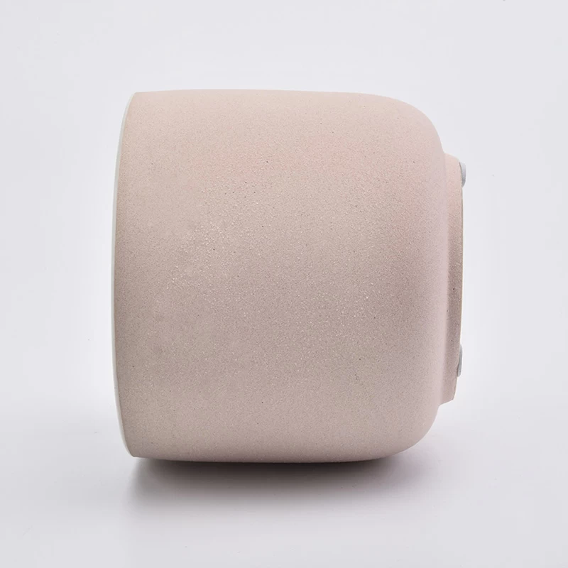 OEM Matte Ceramic Vessels For Candle Making