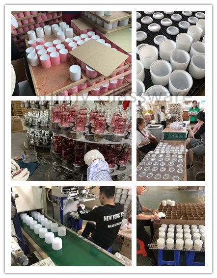 glass candle holder production