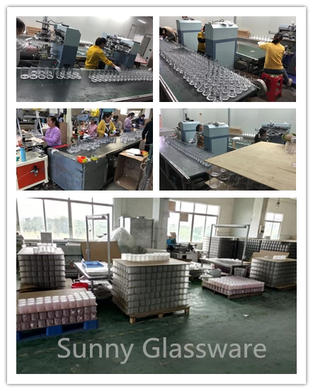 glass candle jar production