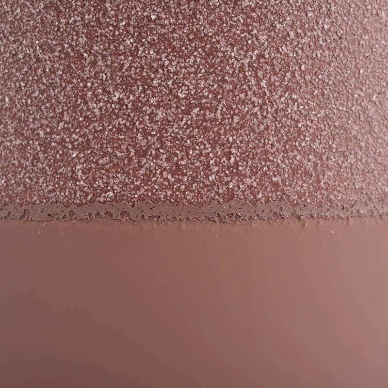 Frascos de vela de cerâmica suave e arenosa 11oz