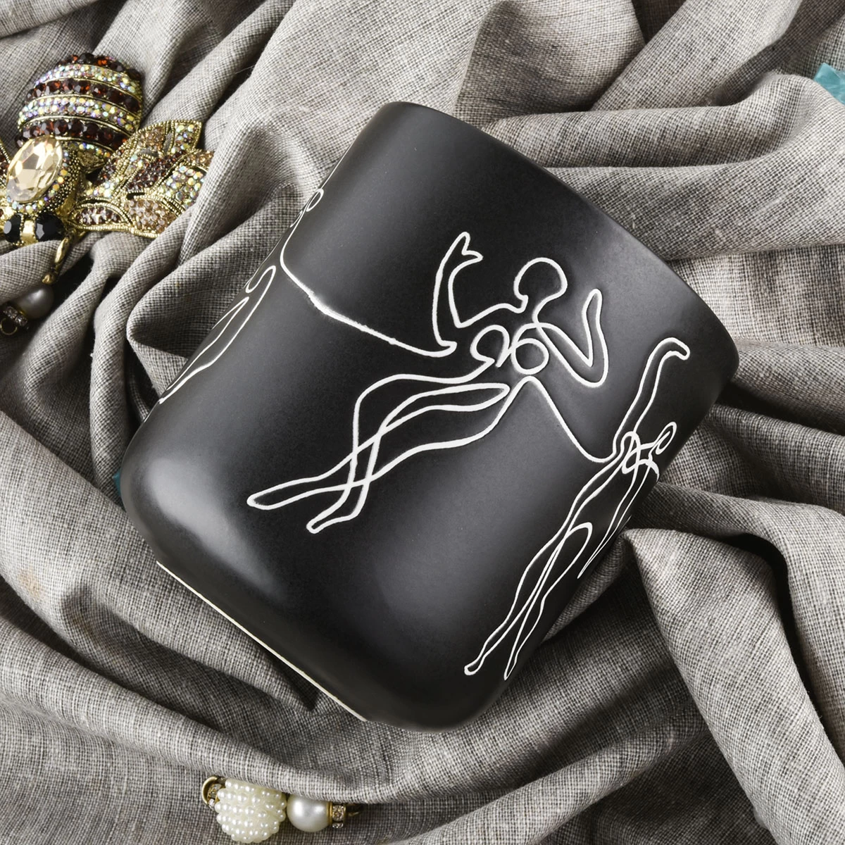 Unique Matte White Ceramic Candle Vessels - COPY - 1f20rh