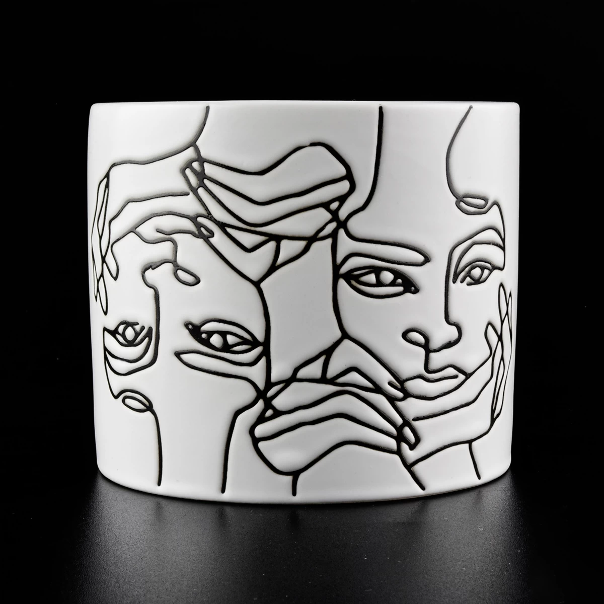 Unique Empty Ceramic Candle Vessels For Candle Making - COPY - aig5b1