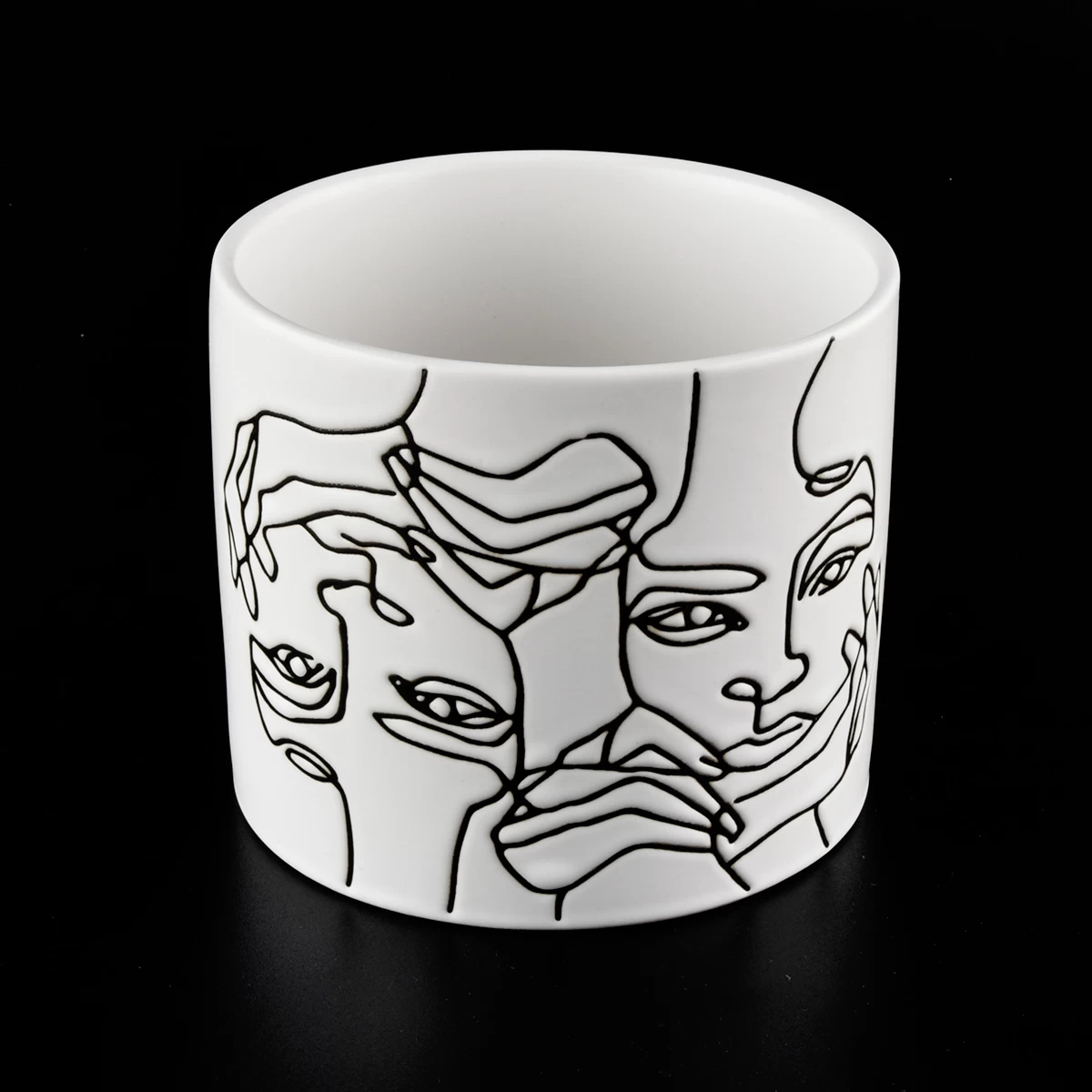 Unique Empty Ceramic Candle Vessels For Candle Making - COPY - aig5b1