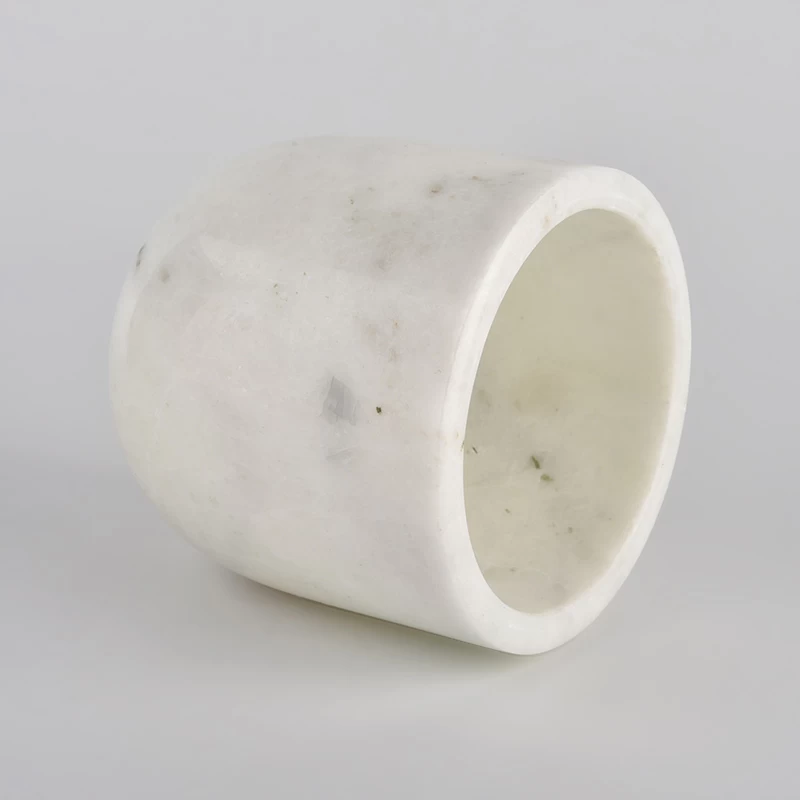 new round bottom marble candle jars and lids luxury candle containers 