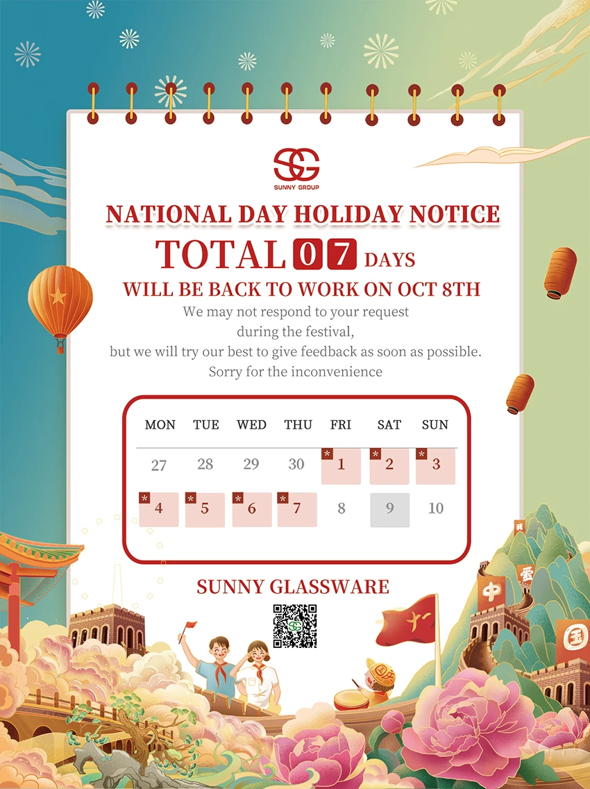 Sunny Glassware National Holiday
