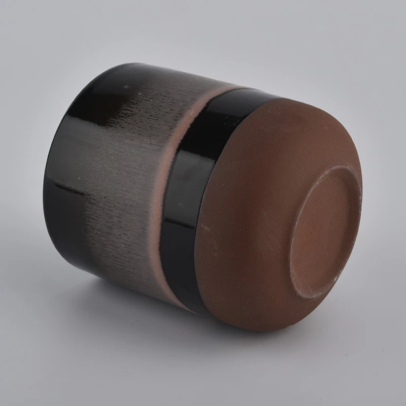 luxury transmutation glazing ceramic candle vessel