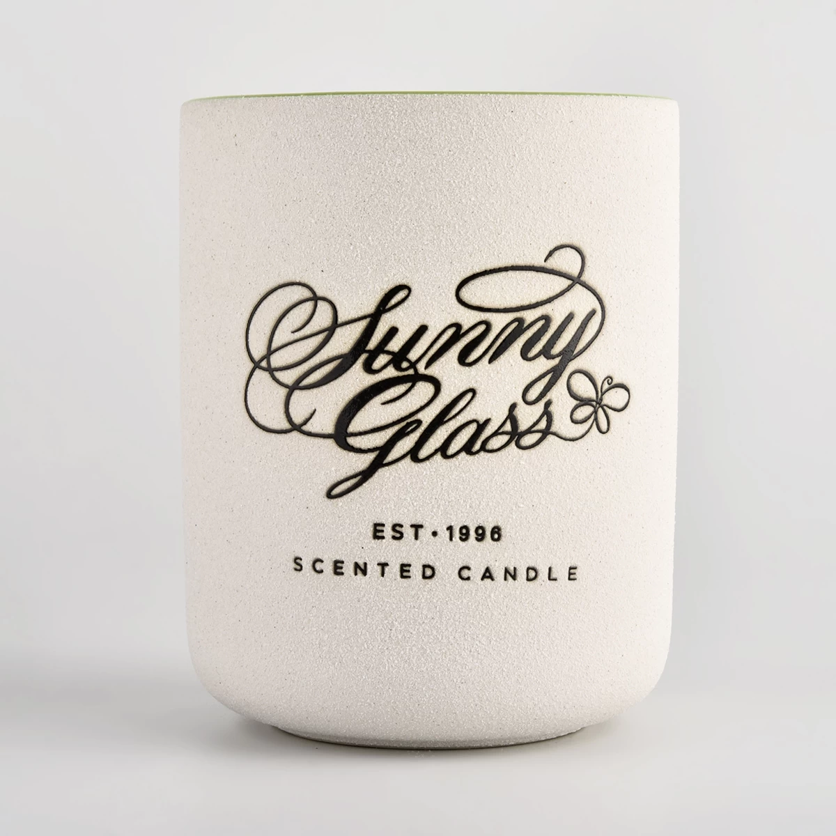Popular cylinder ceramic candle vessels