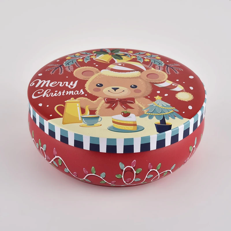 9.5oz metal tin candle jar