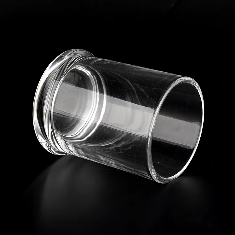 10oz wax amber glass metro jar from Sunny Glassware