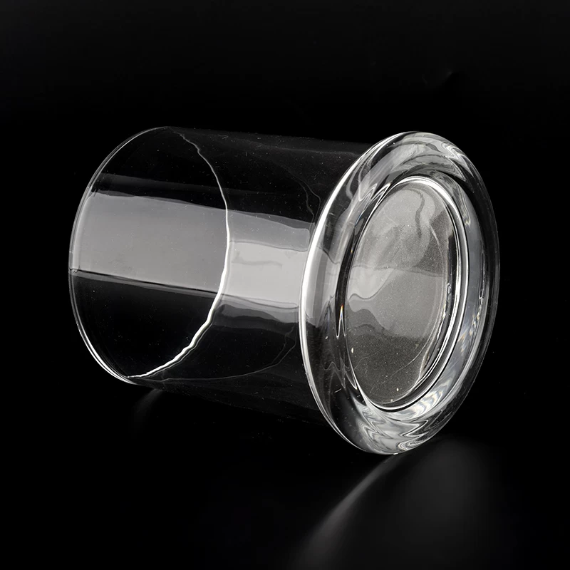 10oz wax amber glass metro jar from Sunny Glassware