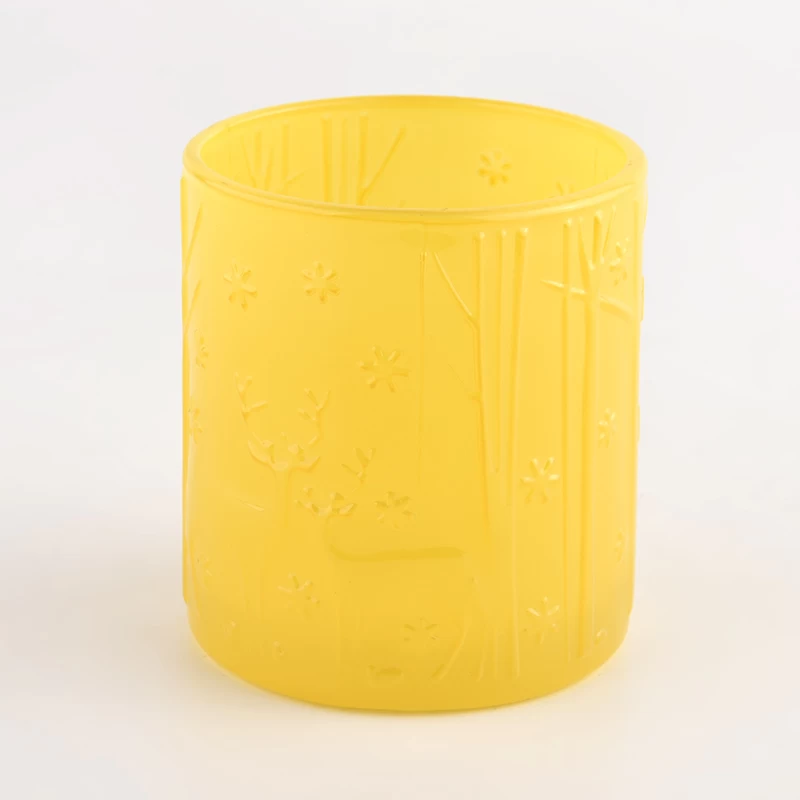 20oz 10oz 6oz þrjár stærðir glerkertakrukkur heildsölu
