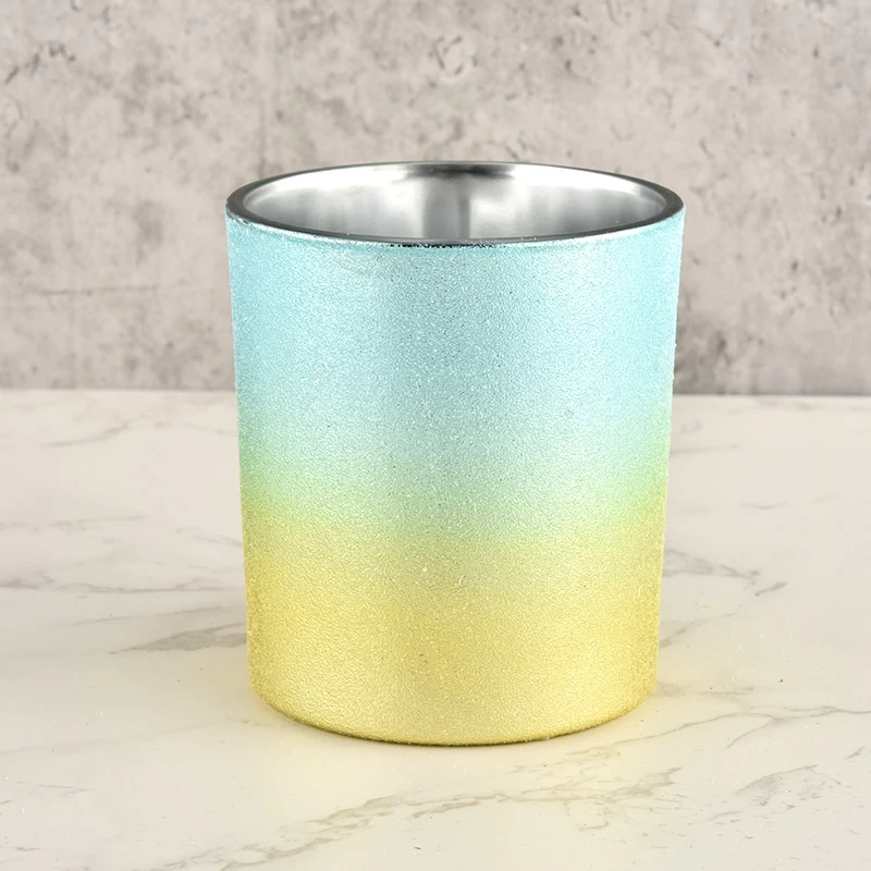 luxury new decoration glass candle jar