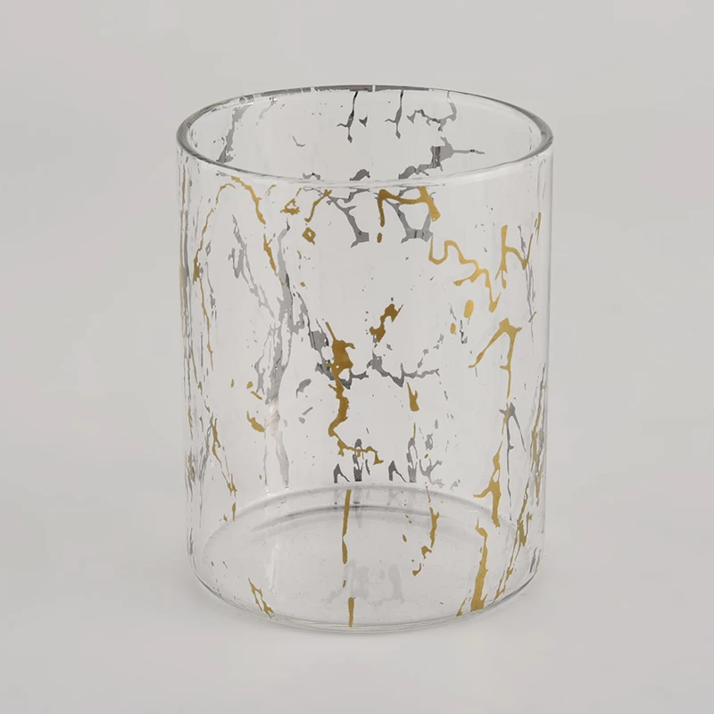 Sunny Glassware 210ML luksuzni cilindar poseban ukras stakleni svijećnjak za vjenčanje