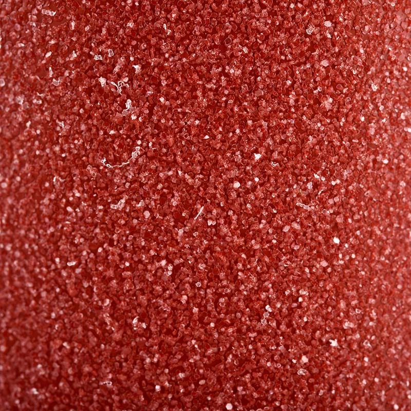 Veleprodaja 300ml crveni praškasti premaz izvana s efektom metala unutar staklene posude za svijeće u rinfuzi