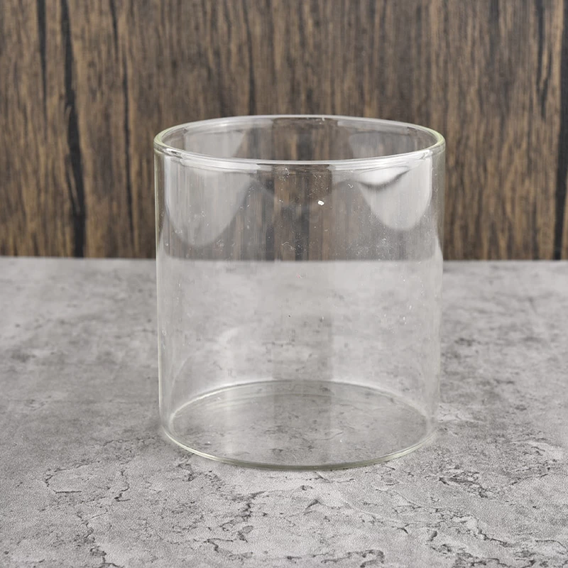 12oz empty clear glass vessels for candles manufacturer
