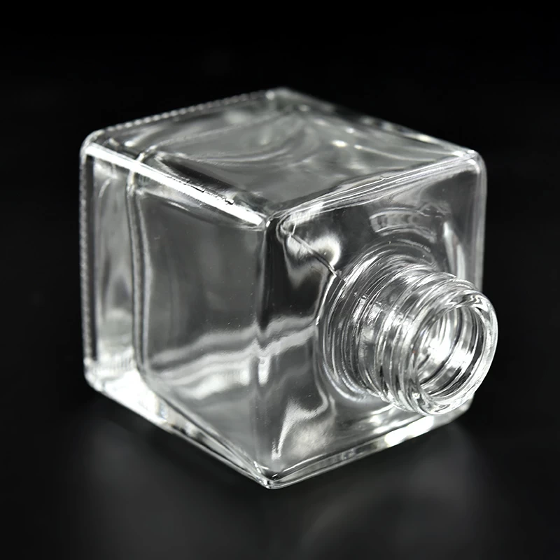 luxury 50ml square glass diffuer bottle