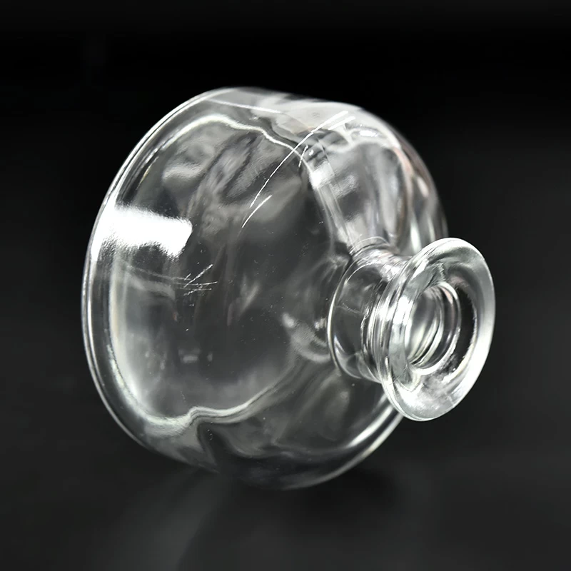 kućni dekor okrugla staklena boca s difuzorom