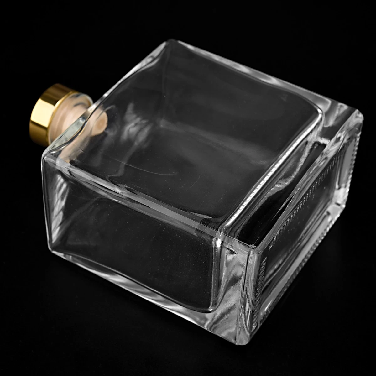 13oz home spray square shape glass diffuser bottle