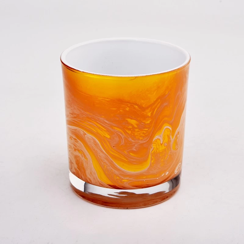 Sunny glass candle jars and holders for candle making  