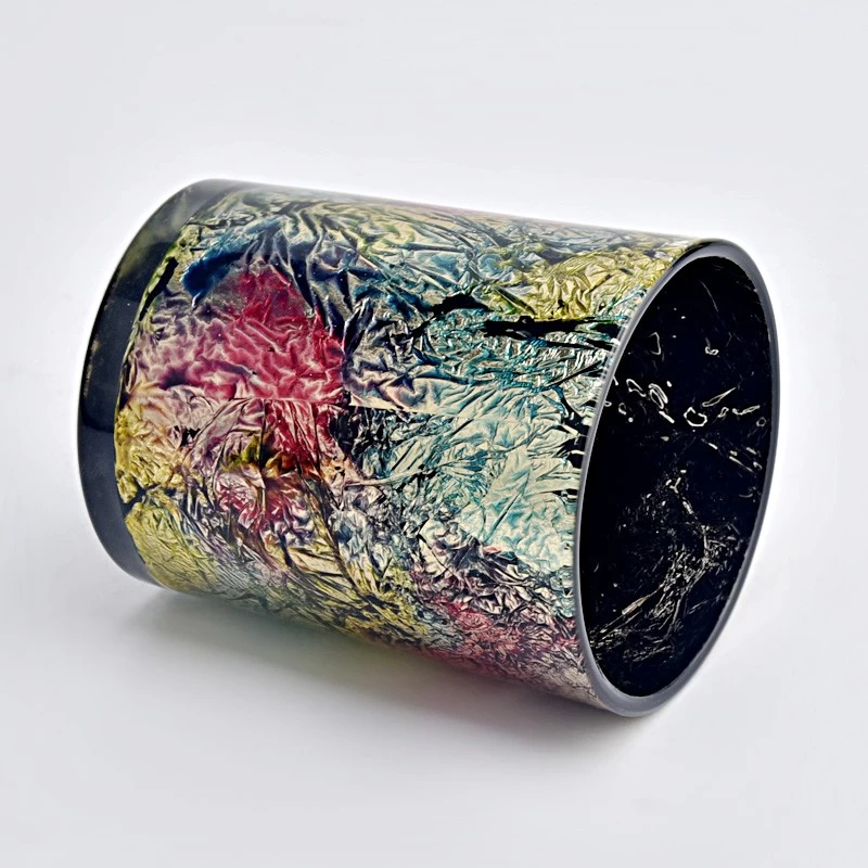 300ml elegant hand-painted pattern glass candle jars manufacturer - COPY - d57cq4