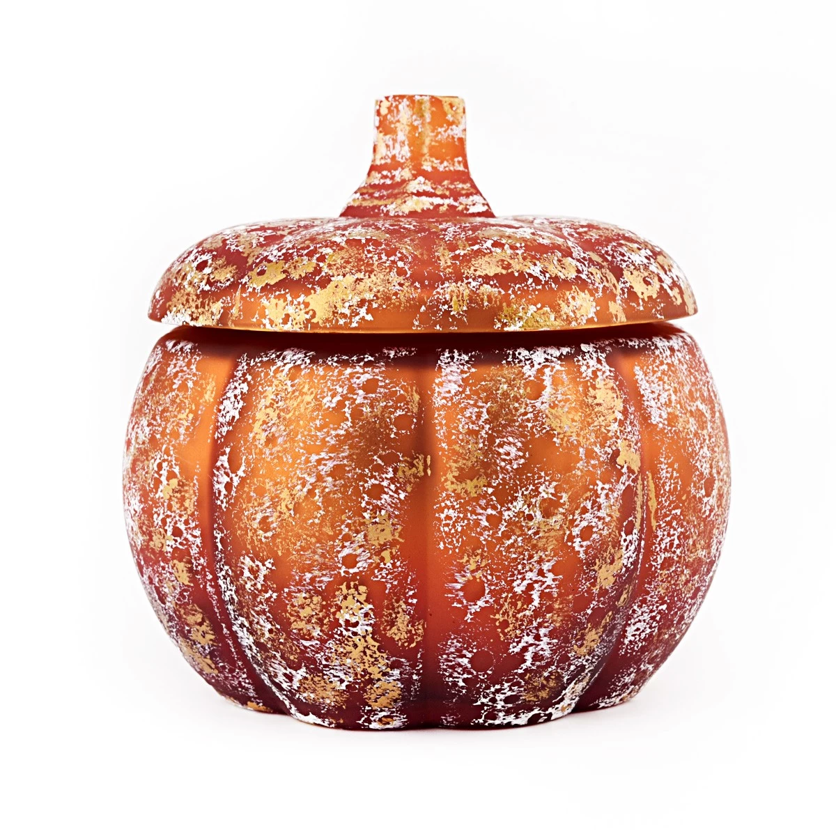 New Arrival Luxury Pumpkin Glass Candle Jar