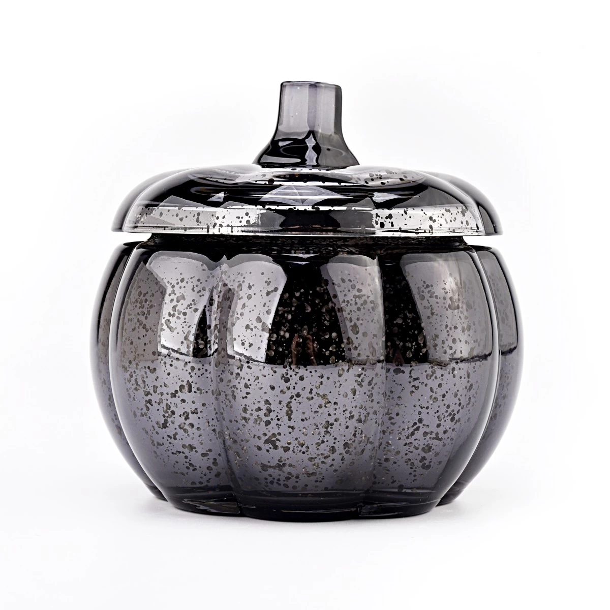 New Arrival Luxury Pumpkin Glass Candle Jar